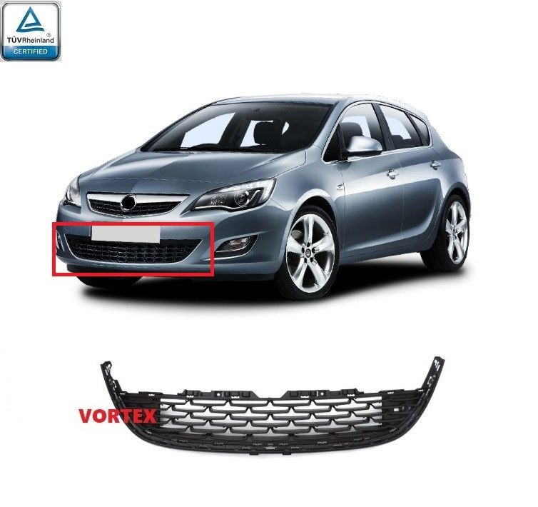 ÖN TAMPON ORTA IZGARA ( KOYU GRİ ) ASTRA J 2012-