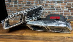 ARKA EGZOZ UCU SET ( C63 GÜMÜŞ RENK ) W205 2014-