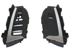 Cam Düğme Çerçevesi X3:G08 Ön; Set Siyah