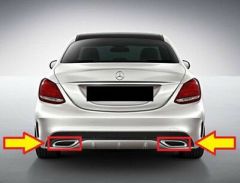 EGZOZ UCU ( KROM TAKIM SAĞ SOL SET  ) W205 2014-