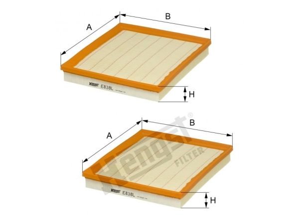 Hava Filtresi OM629 [W211 W221 W164] Set