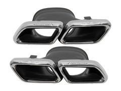 Egzoz Ucu W213 Set; Krom -AMG E63-