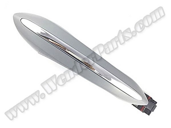 Kapı Kolu F10+LCI F01+LCI Arka Dış Sol; Beyaz Düz