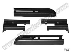 Koltuk Ray Kapağı F10 F07 F01 Sol+Sağ; Siyah
