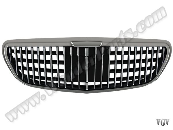 Panjur W222 Krom/Siyah ACC -MAYBACH- 2013-16