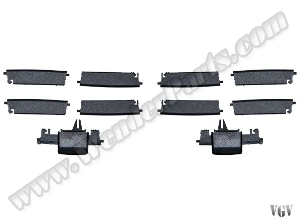 Klima/Kalorifer Izgara Tm Tk W166 X166 C292 Set:12ad Arka Siyah