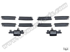 Klima/Kalorifer Izgara Tm Tk W166 X166 C292 Set:12ad Arka Siyah