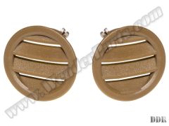 Klima/Kalorifer Izgarası W204 Set:2ad Ön Üst Bej