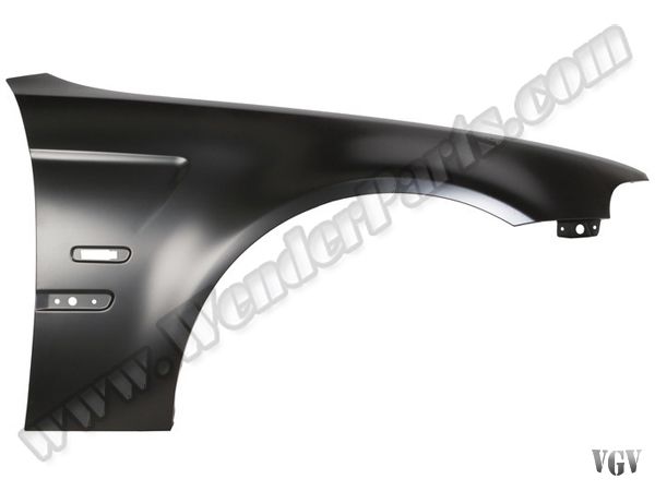 Çamurluk E46 Ön Sağ; Delikli Sac -Compact- 2001-04