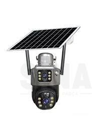 ZOMEKS V-380 4G SİM KARTLI ÇİFT KAMERALI GÜNEŞ ENERJİLİ 360° DÖNEBİLEN KAMERA