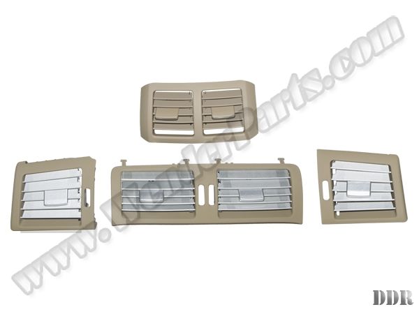 Klima/Kalorifer Izgarası W251 Set:4ad Ön/Arka Nikelajlı Bej 2010-13