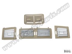 Klima/Kalorifer Izgarası W251 Set:4ad Ön/Arka Nikelajlı Bej 2010-13