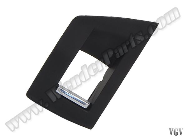 Cam Düğme Çerçevesi F10+LCI Arka Sol; Siyah