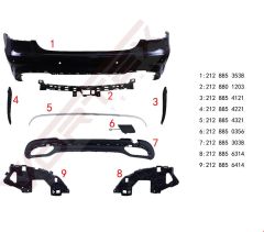 ARKA TAMPON SET ( AMG ) W212 2013-
