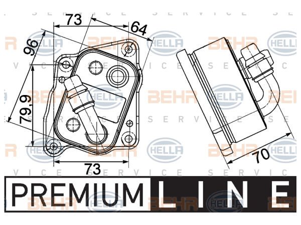 Motor Yağ Radyatörü N43 N46/N [E46 E60 E87 E90]