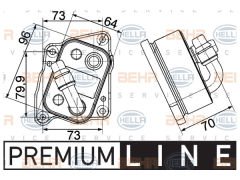 Motor Yağ Radyatörü N43 N46/N [E46 E60 E87 E90]
