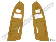 Cam Düğme Çerçevesi F01 Set Arka Sol&Sağ Küllüklü Bej; Arka Güneşlik