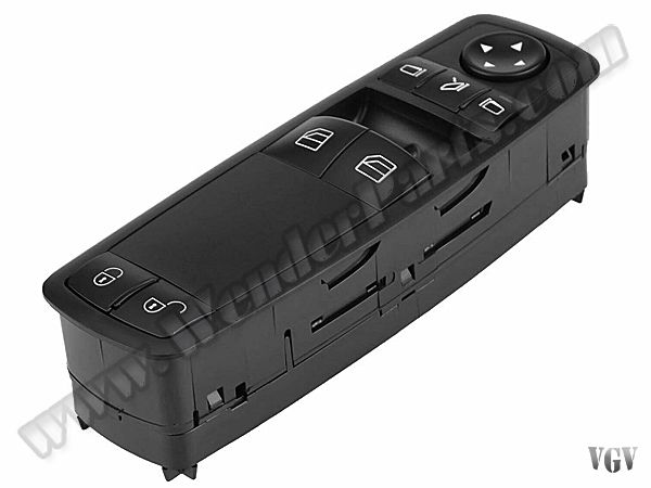 Cam Düğmesi W169 W245 Ön Sol Siyah; Ön Kapılar Katlamalı Ayna