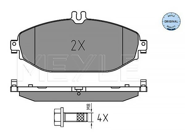 Fren Balatası W205 W213 Ön C200/220; E180>220