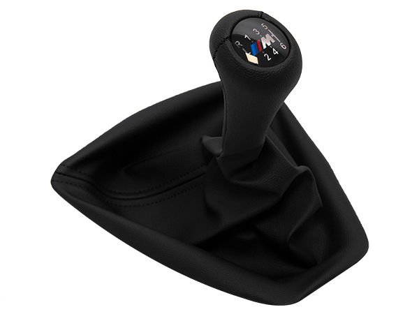 Topuzlu Vites Körüğü E90+LCI E92+LCI -6 İleri- Man.Şanz; Siyah Suni Deri Işıklı -///M-