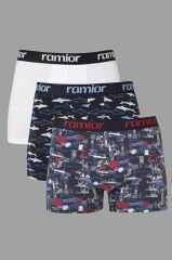 Erkek Boxer 3'lü Set Renkli Dünyam