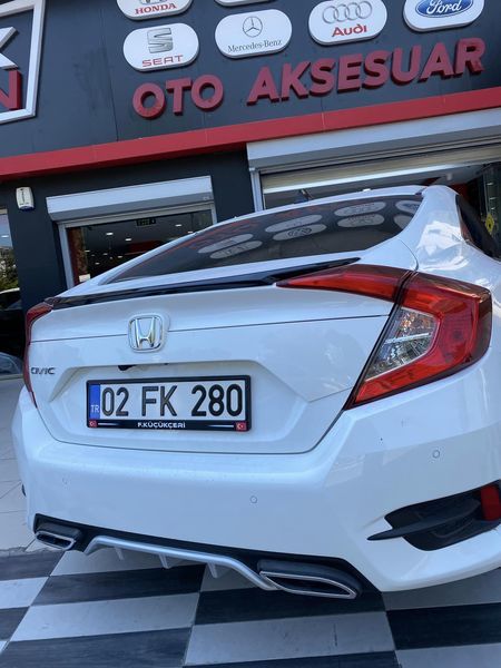 Civic FC5 2016-2020 Uyumlu Klasik AMG Difizör (SILVER)