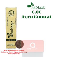 Biomagic Amonyaksız Doğal İçerikli Saç Boyası 60 Ml. - 6.00 Koyu Kumral
