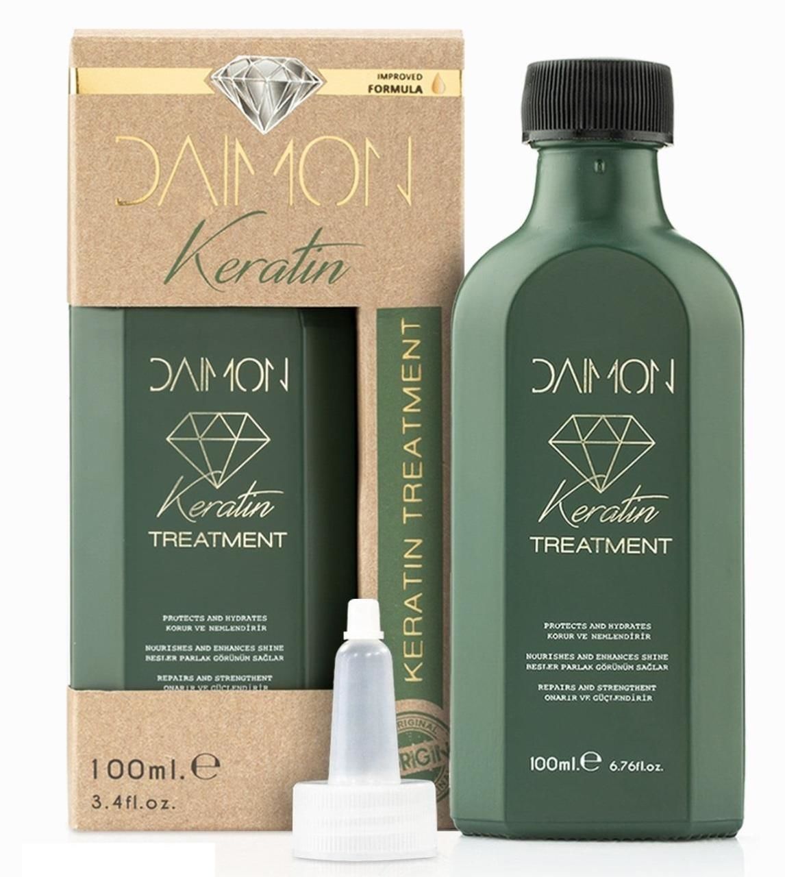 Daimon New Keratin Oil 100 ml - Keratin Saç Bakım Yağı  100 ml