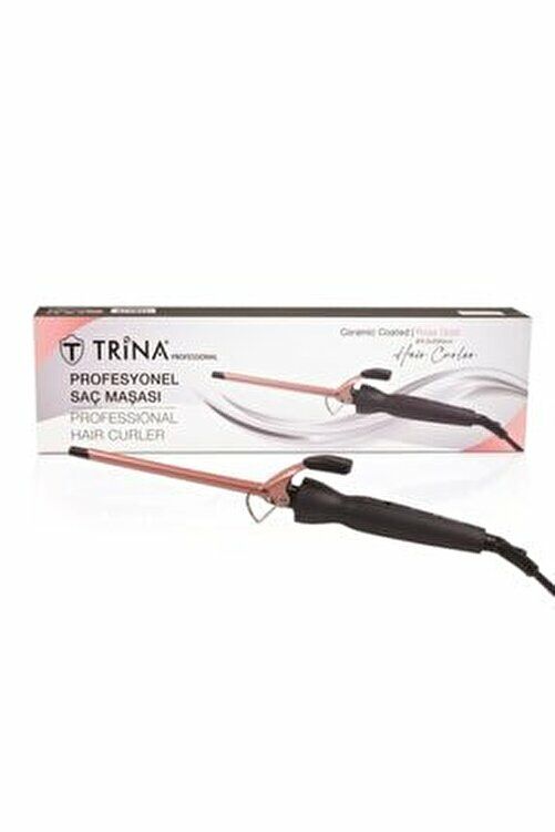 Trina SACMS0078- Profesyonel Saç Şekillendirici Bronz Çivi Maşa 9,5 Mm.