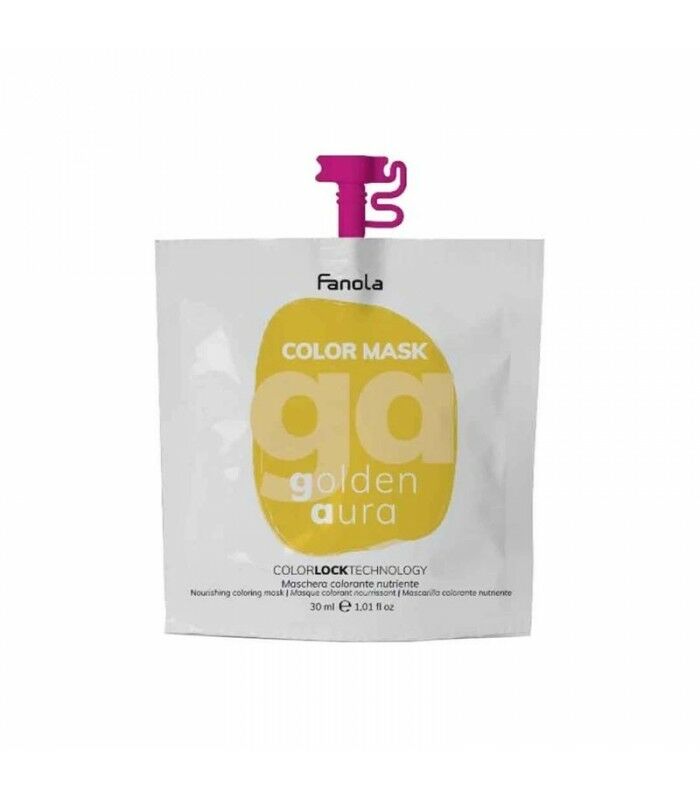 Fanola Color Mask - Besleyici ve Renklendirici Bakım Maskesi 30 Ml. - Golden Aura