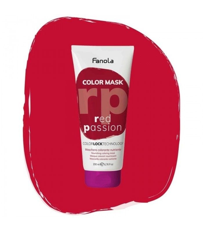 Fanola Color Mask - Besleyici ve Renklendirici Bakım Maskesi 200 Ml. - Red Passion