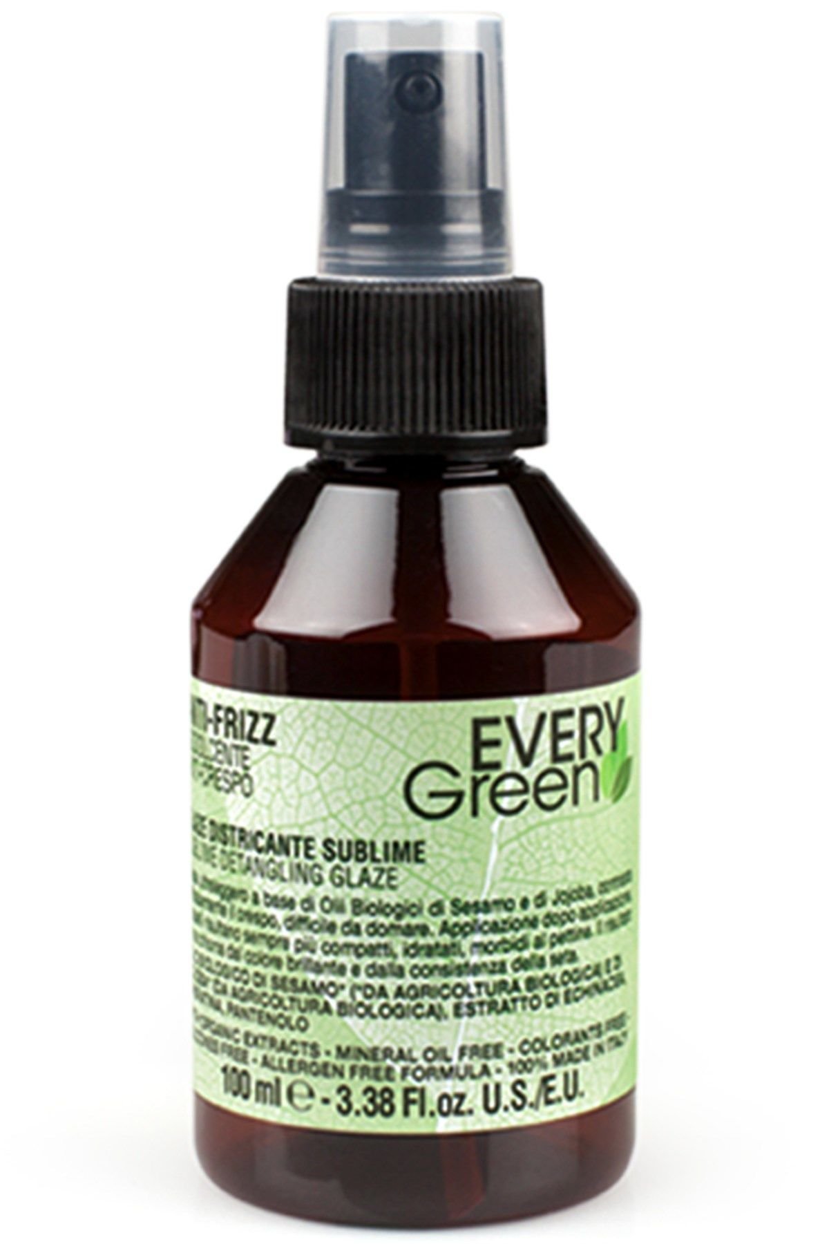 EveryGreen Anti Frizz Detangling Glaze - Kabaran Saçlara Özel Bakım Serumu 100 Ml.