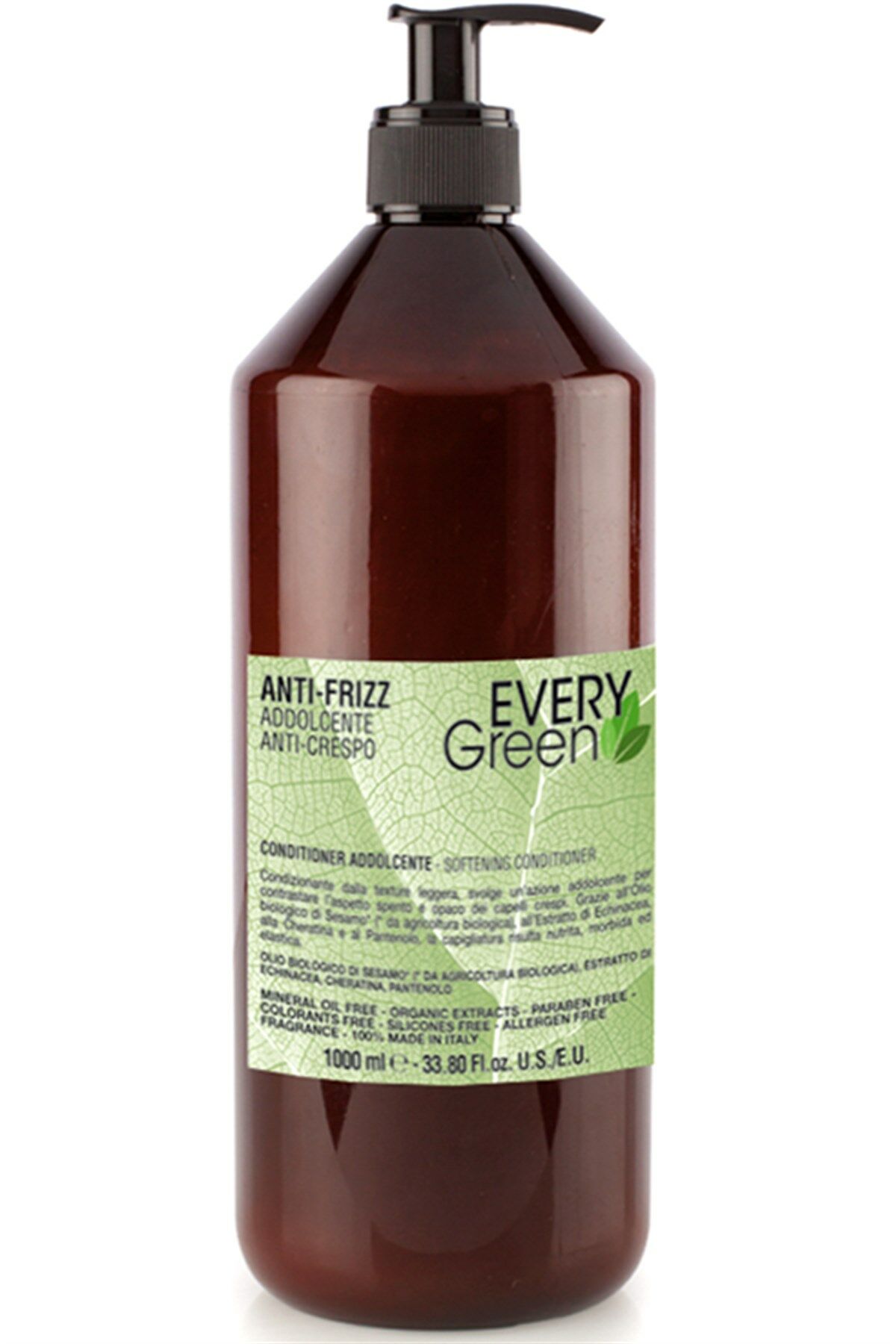 EveryGreen Anti Frizz Softening Conditioner - Kabaran Saçlara Özel Bakım Kremi 1000 Ml.