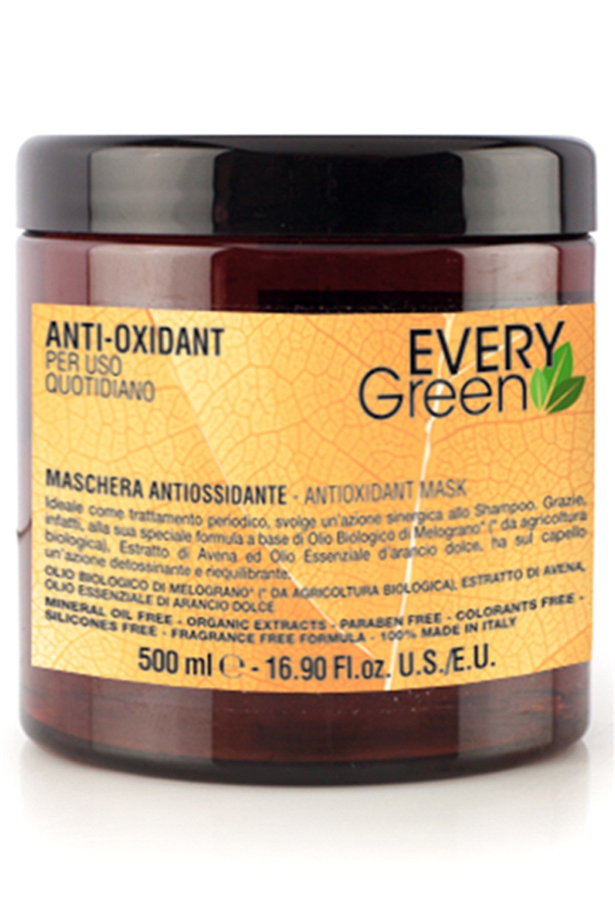 EveryGreen Anti Oxidant Mask - Tüm Saçlara Yenileyici Bakım Maskesi 500 Ml.