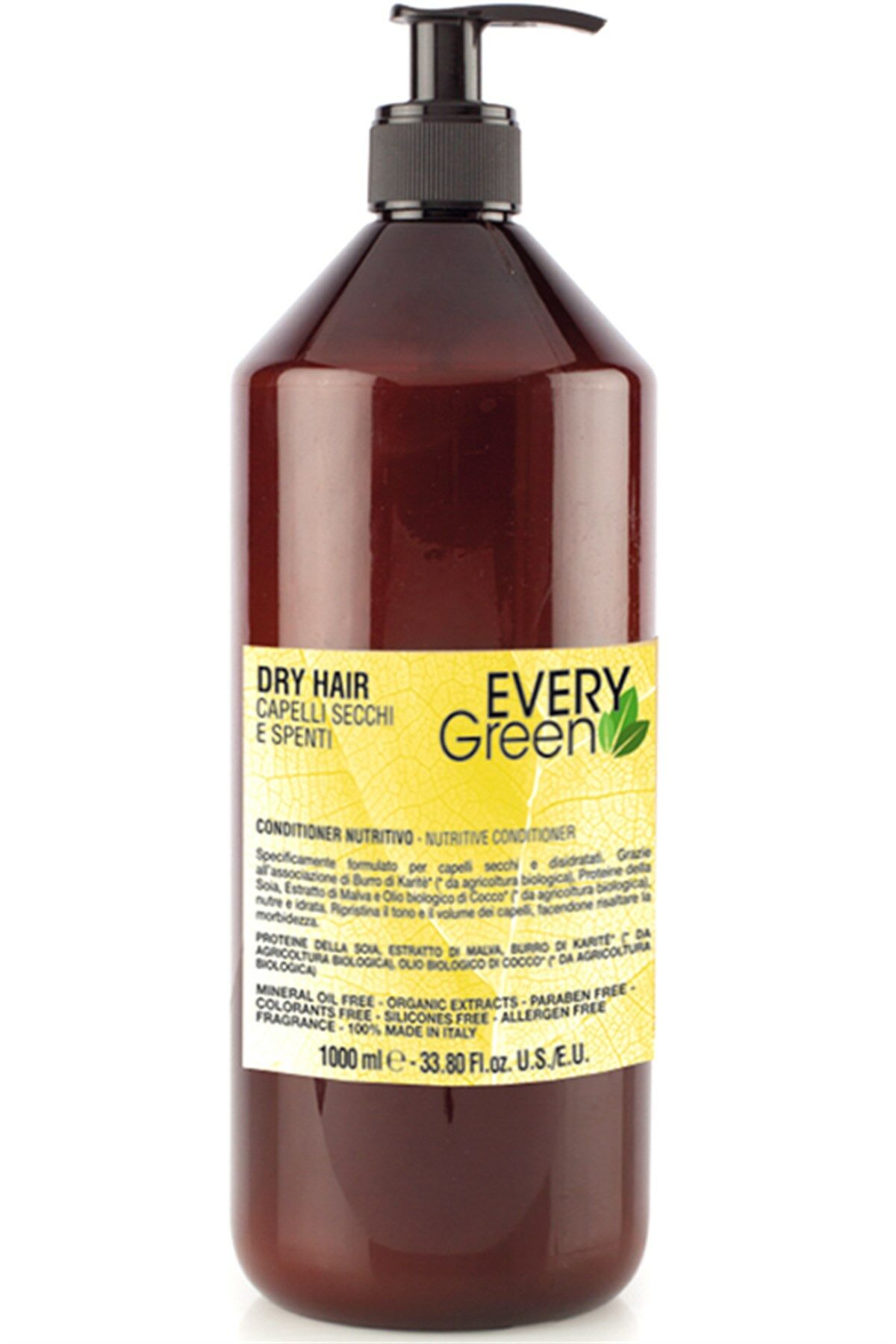 EveryGreen Dry Hair Nutritive Conditioner - Kuru Saçlara Özel Bakım Kremi 1000 Ml.