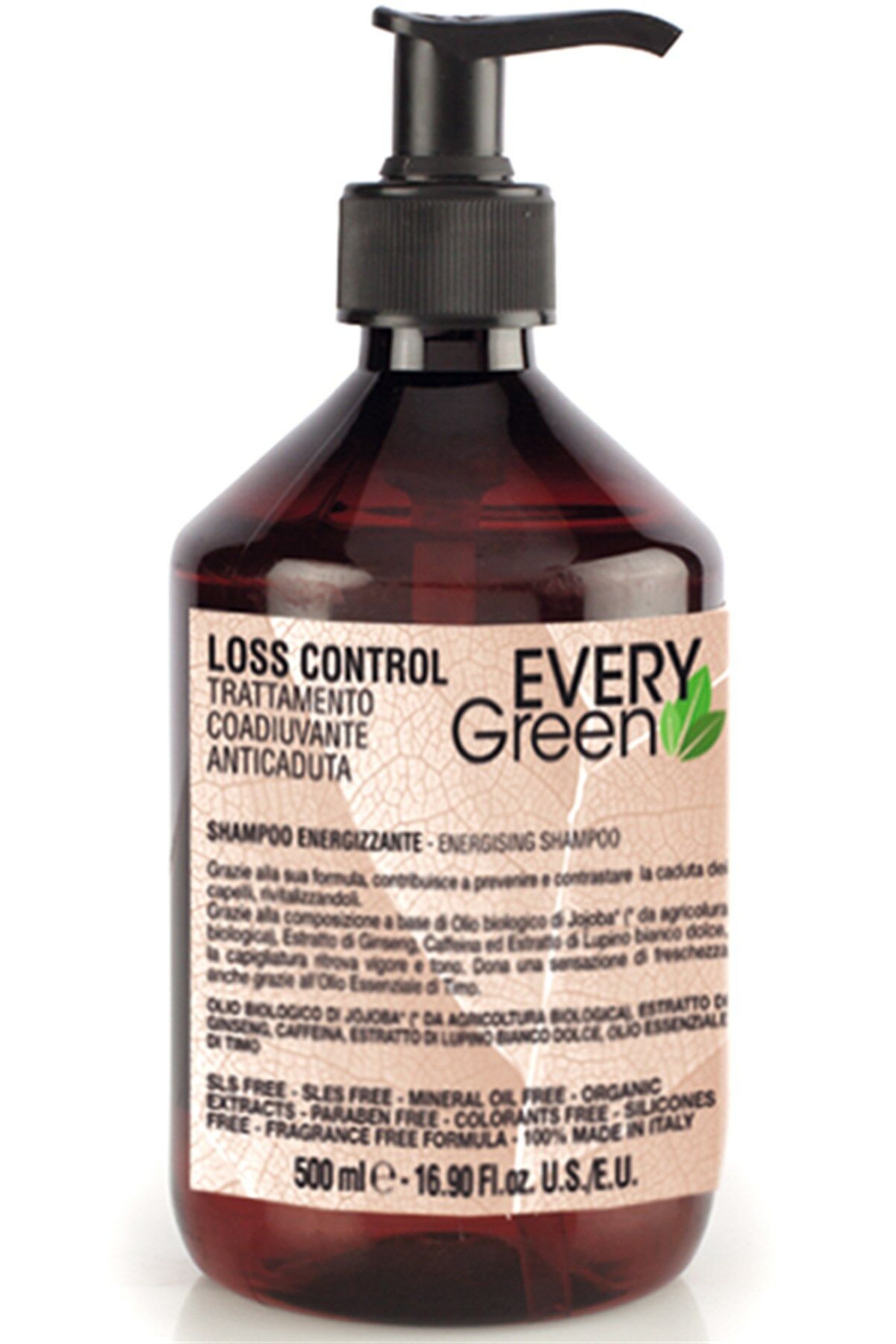 EveryGreen Loss Control Energising Shampoo - Dökülen Saçlara Özel Bakım Şampuanı 500 Ml.