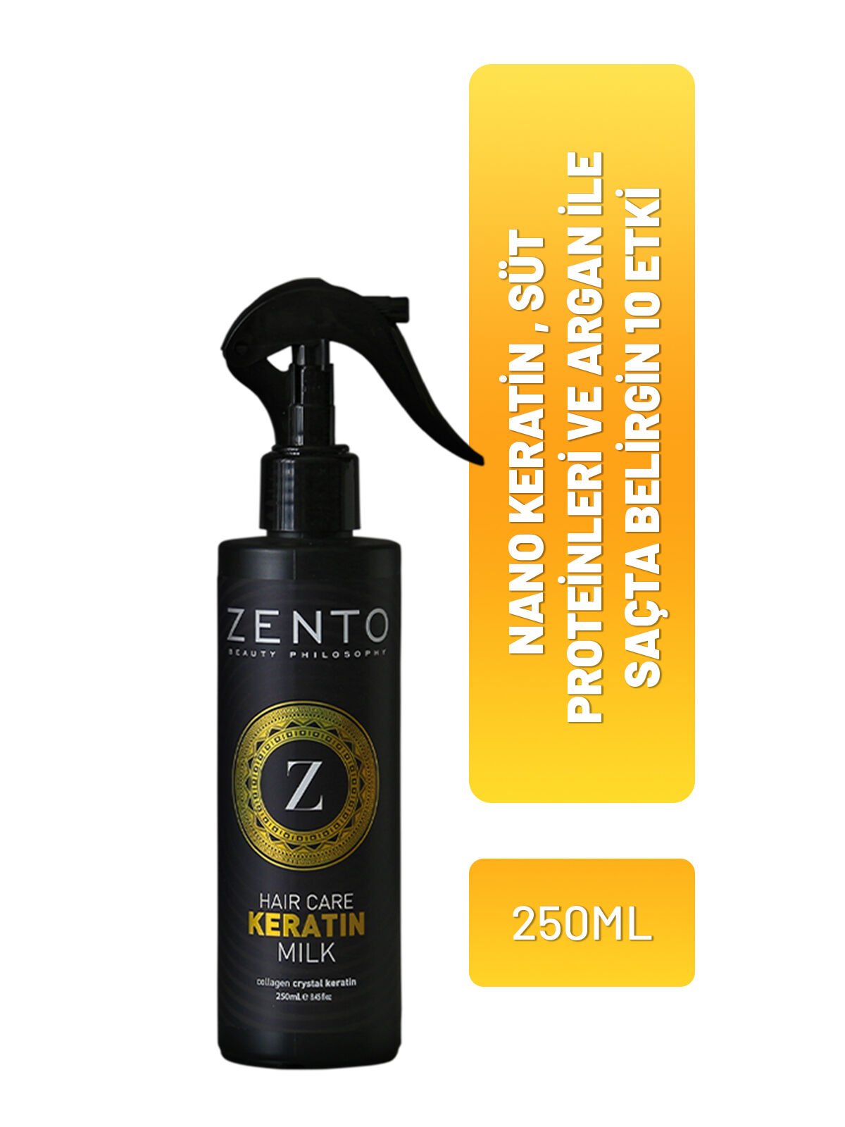 ZENTO Beauty -Haır Care Keratın Milk-Keratinli Saç Bakım Sütü 250ml