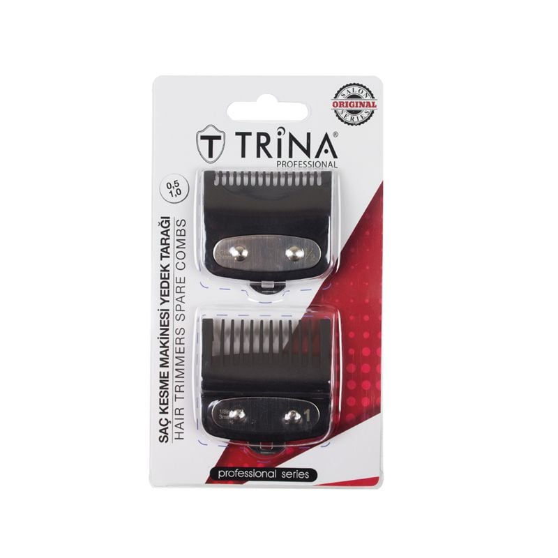 Trina TRNSACKSTRK03 - Profosyonel Traş Makinası 2'li Yedek Tarak - 0,5 + 1,5mm