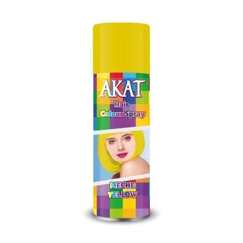 AKAT - Renkli Saç Spreyi Meche Yellow - Sarı 96 gr.