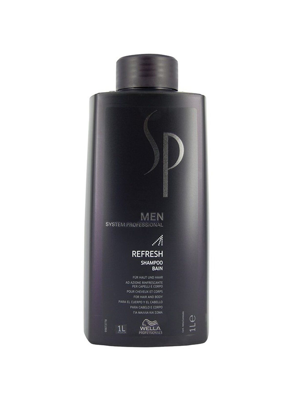 Wella Sp Men Refresh Shampoo - Canlandırıcı Saç ve Vücut Şampuanı 1000 Ml.