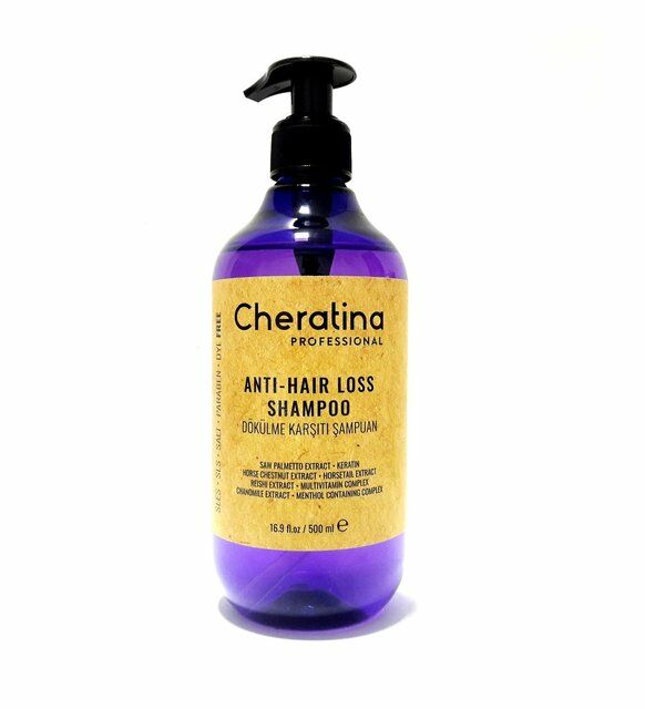 Cheratina Anti-Hair Loss Shampoo - Tüm Saçlar için Dökülme Karşıtı Bakım Şampuanı 500 Ml.