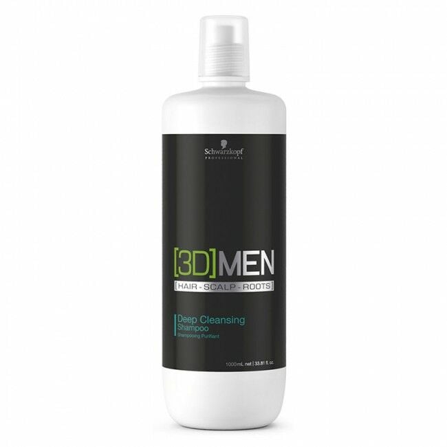 Schwarzkopf 3DMEN Erkeklere Özel Derin Saç Temizleme Şampuanı 1000 Ml.