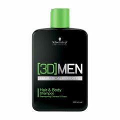 Schwarzkopf 3DMEN Erkeklere Özel Saç ve Vücut Şampuanı 250 Ml.