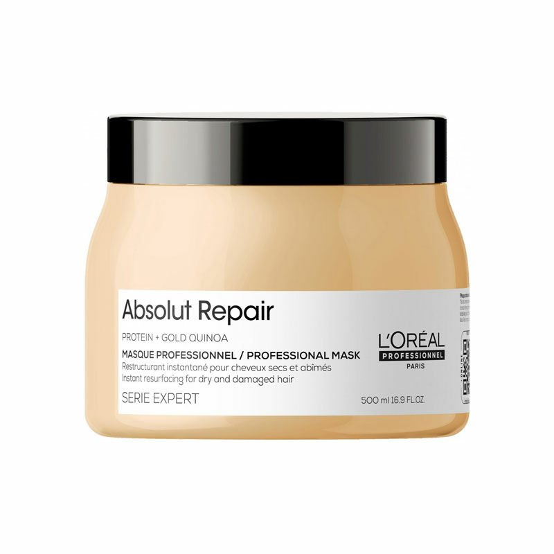 Loreal Professionnel Serie Expert SE21 Absolut Repair Protein+Gold Quinoa Masque 500 Ml.