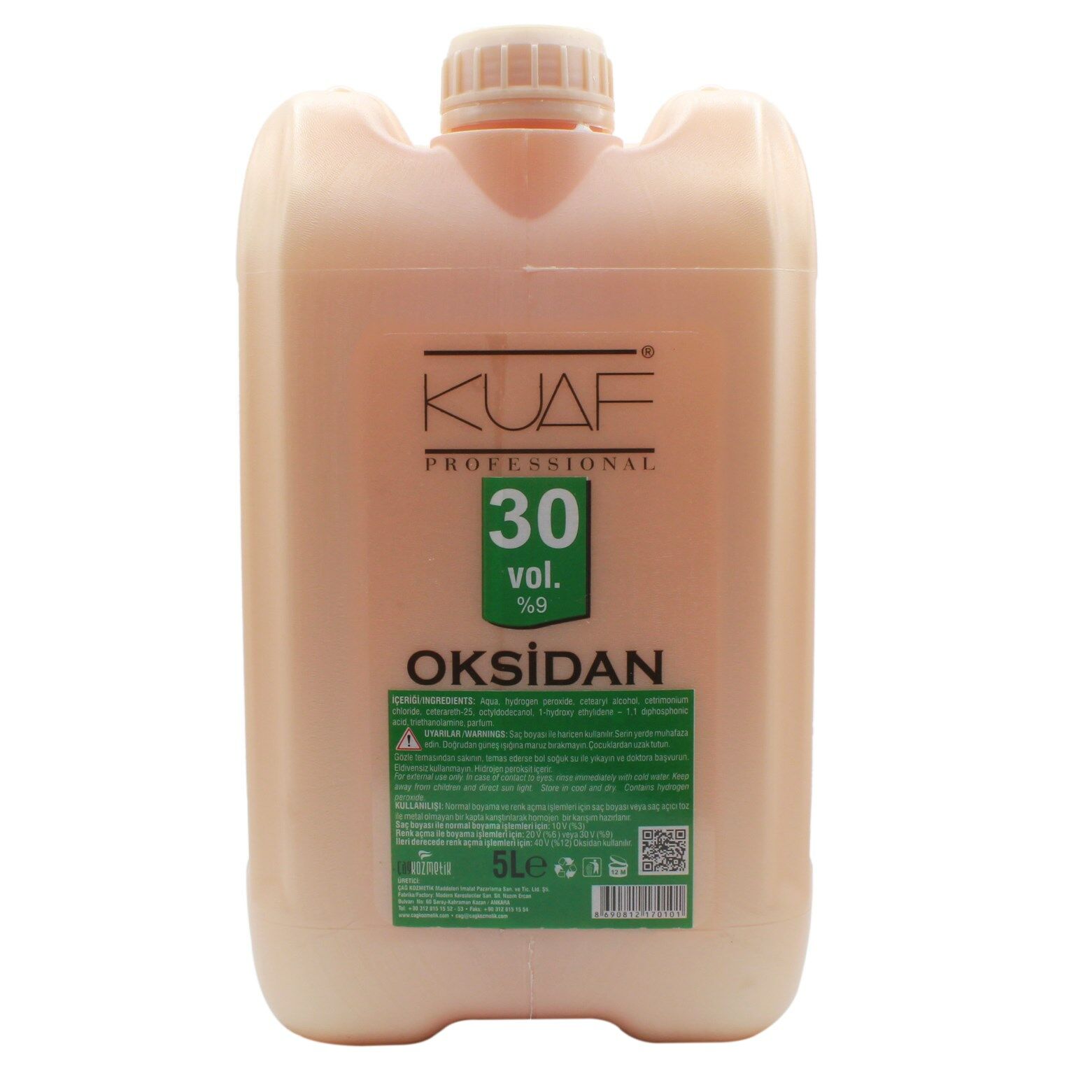 Kuaf Oksidan - 30 Volume %9 5000 Ml.