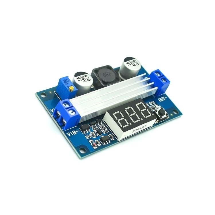 LTC1871 Ekranlı Step Up Ayarlanabilir Voltaj Regülatör Kartı 3.5-30V 10A