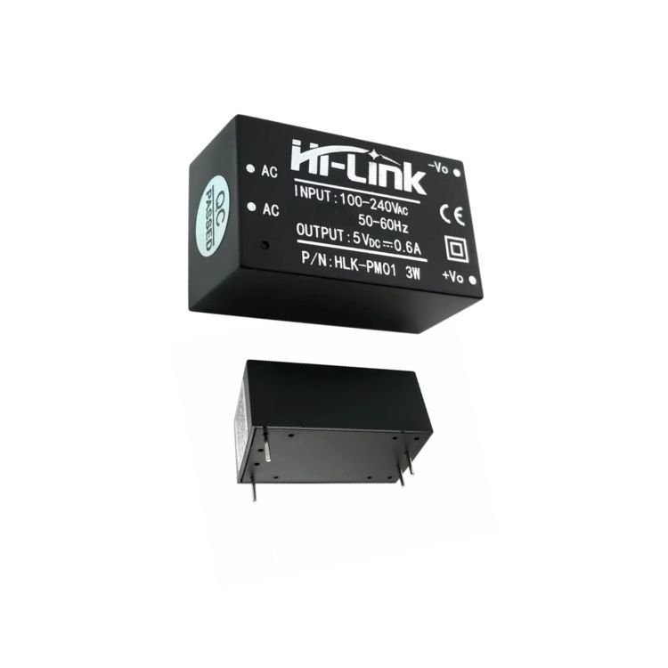 220VAC-5VDC 600mA 3W Voltaj Dönüştürücü Güç Kaynağı HLK-PM01