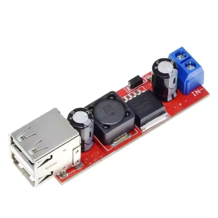 LM2596 Çift USB Çıkışlı Voltaj Düşürücü