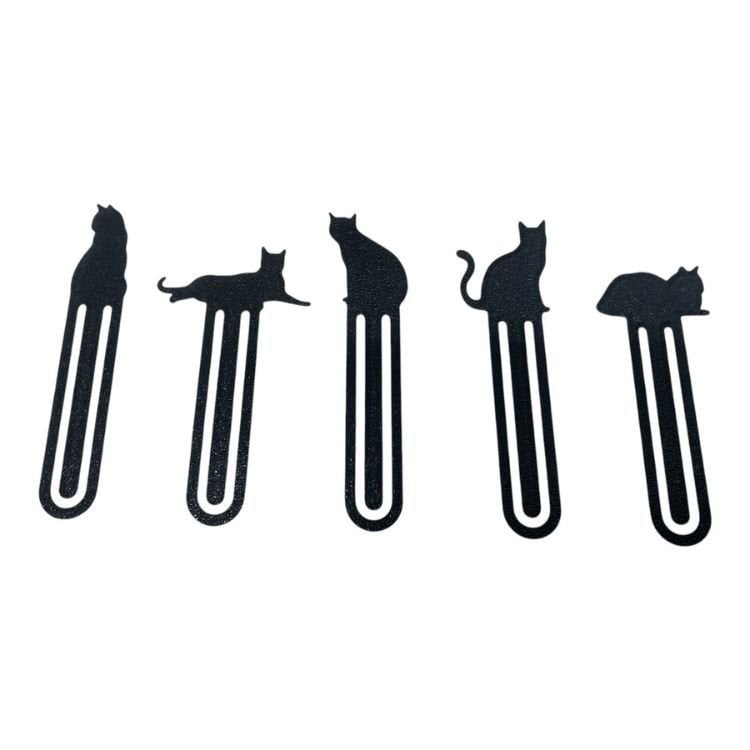 5'li Kedi Kitap Ayracı 3D Baskı