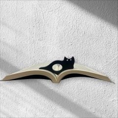 Kedi Kitap Okuma Yüzüğü Sayfa Tutucu 3D Baskı